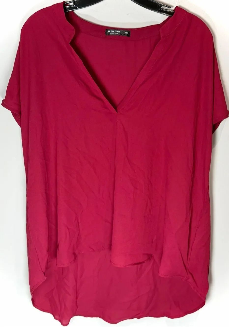 SHEIN curve red blouse size 2x